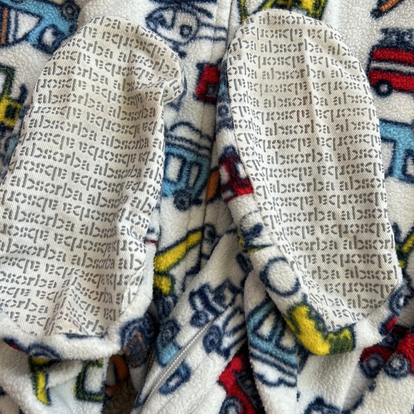 Absorba Toddler Construction Footie Pajamas - Picture 10 of 11